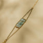 Faux Roman Glass Bracelet