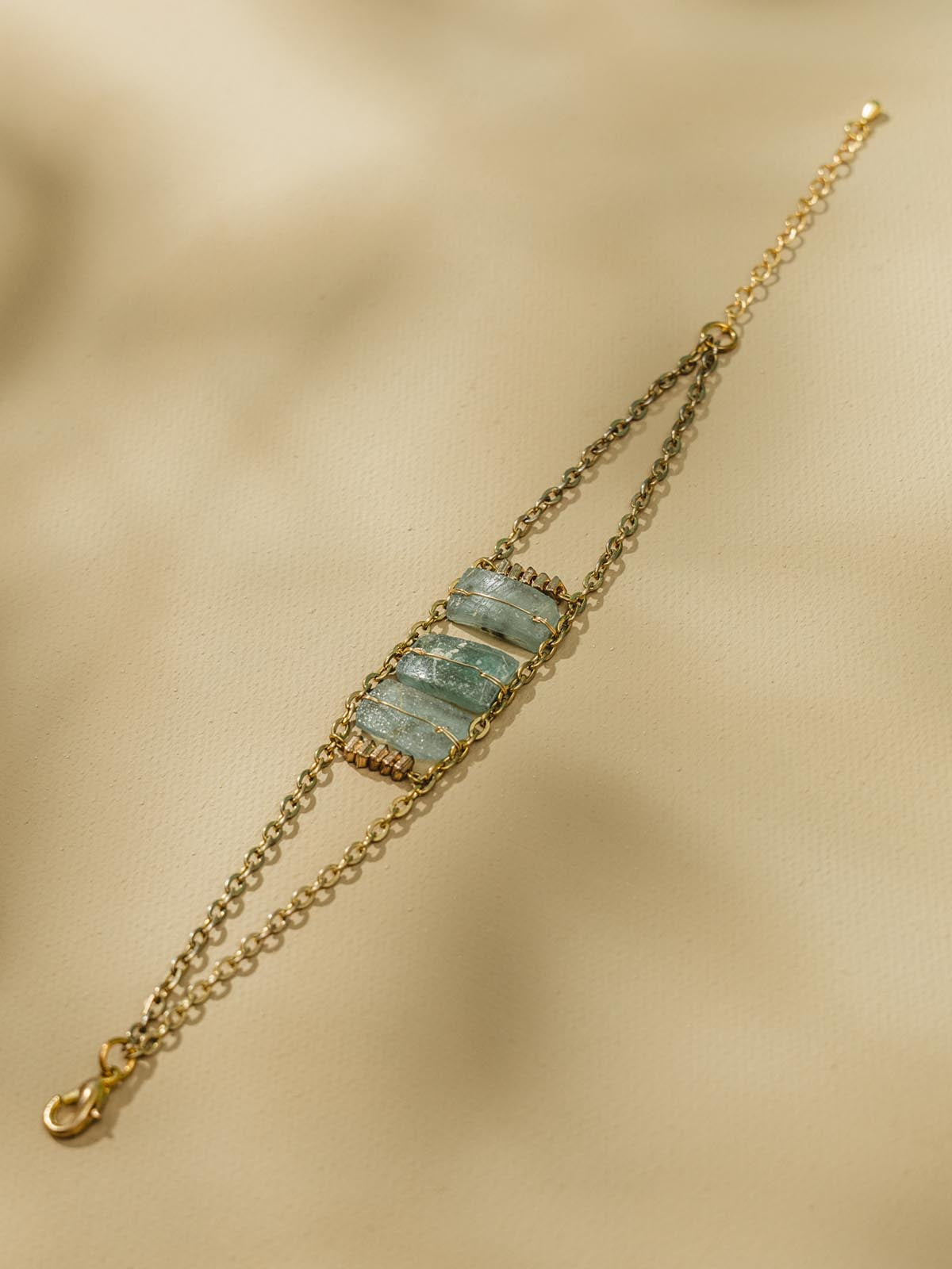 Faux Roman Glass Bracelet