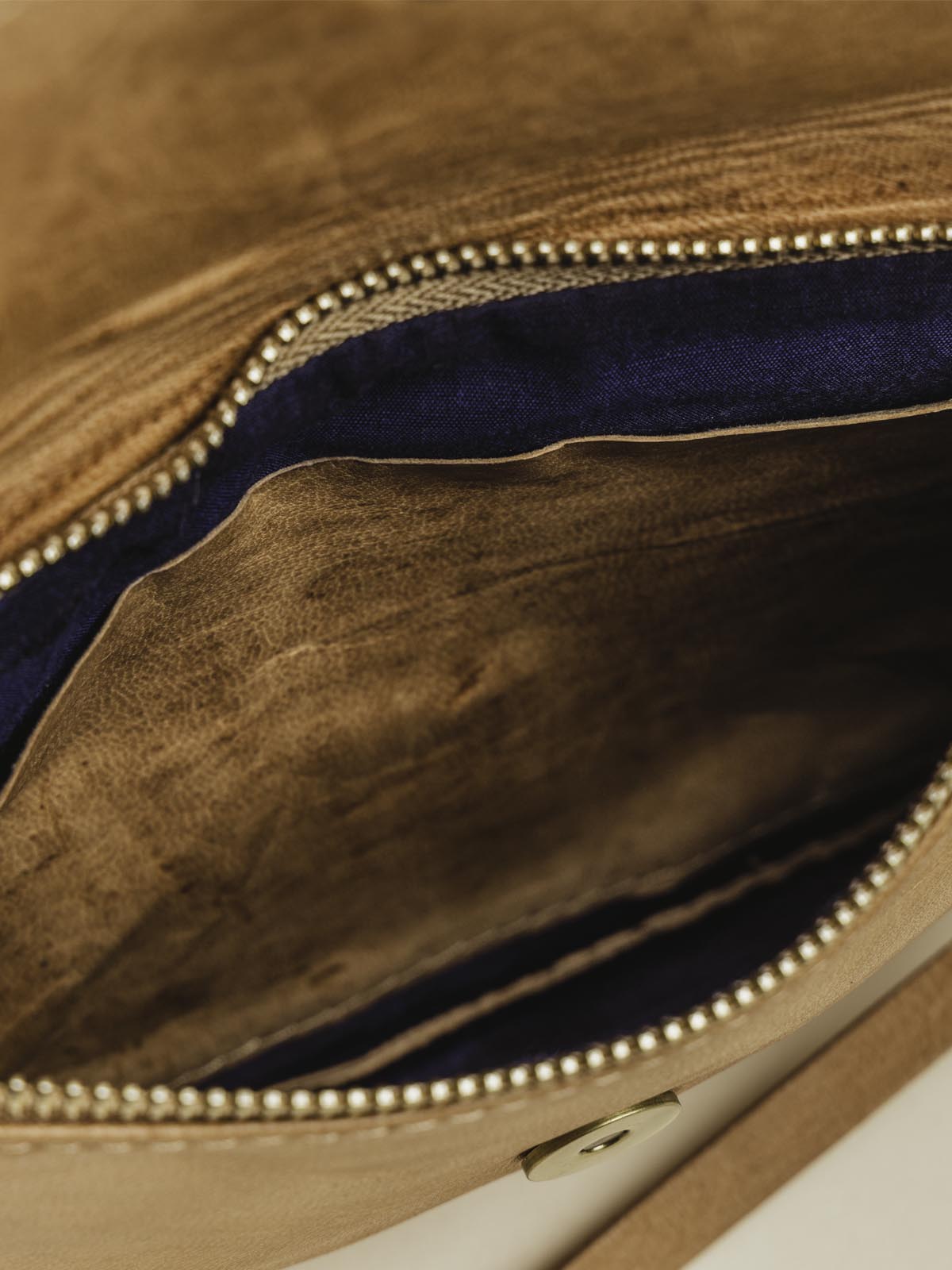 Leather Crossbody Clutch