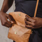 Leather Crossbody Clutch