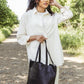 Day Tote Leather Black
