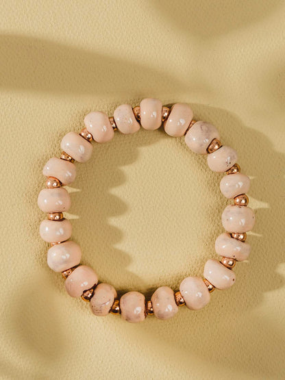 Ceramic Bracelet (pink or white)