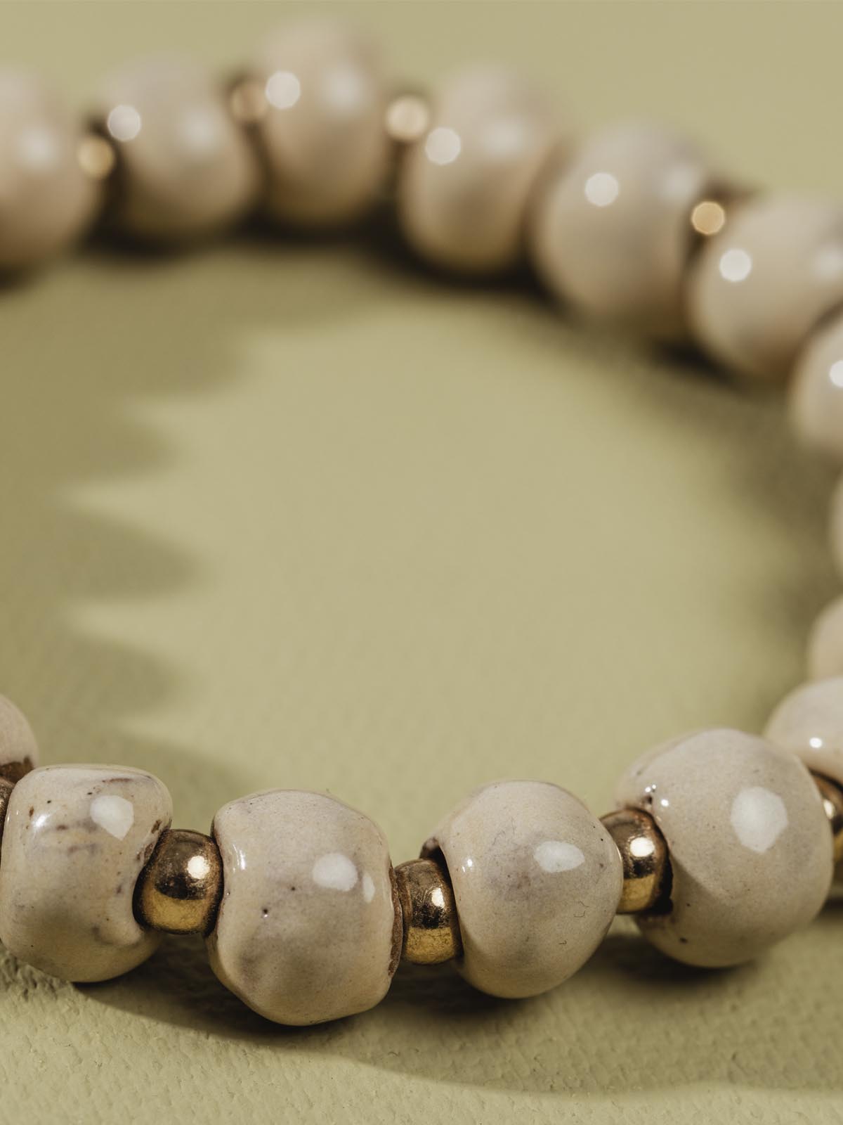 Ceramic Bracelet (pink or white)