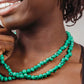 Acai Green Beaded Necklace