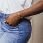 Walk on Water Gold Cuff Bracelet