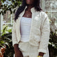 Women's Gingham Quilted Jacket