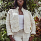 Women's Gingham Quilted Jacket