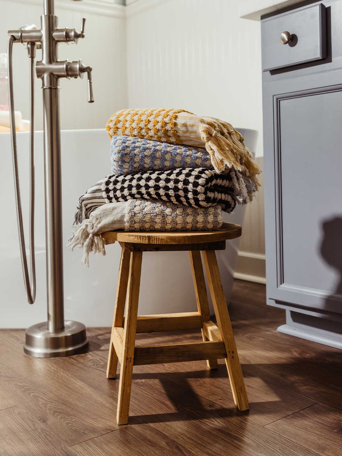 Turkish Hand Towel with Tassels