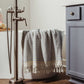 Oversized Turkish Bath Towel with Tassels