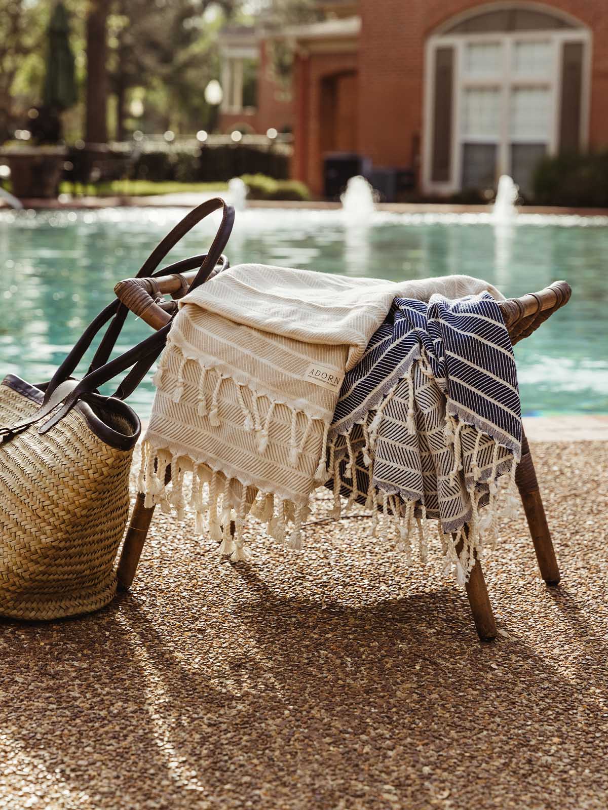 Ultra-Soft Bamboo Beach Towel