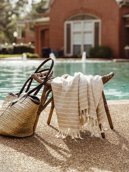 Ultra-Soft Bamboo Beach Towel