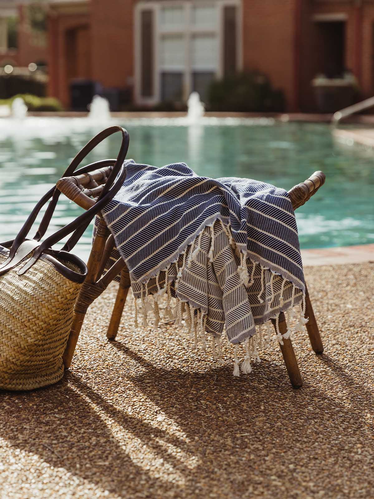 Ultra-Soft Bamboo Beach Towel
