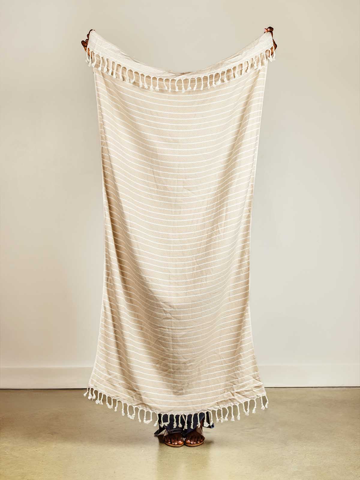Ultra-Soft Bamboo Beach Towel