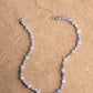 Bluebell Beaded Agate Necklace
