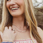 Coquette Silver Layered Necklace Set (Interchangeable)