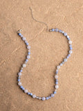 Bluebell Beaded Agate Necklace