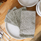 Geometric Print Cloth Napkins