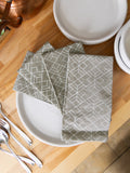 Geometric Print Cloth Napkins