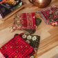 Kantha Christmas Dish Cloths (Set of 2)