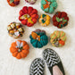 Upcycled Sari Cloth Pumpkin