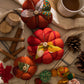 Upcycled Sari Cloth Pumpkin