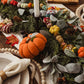 Upcycled Saree Cloth Pumpkin Garland