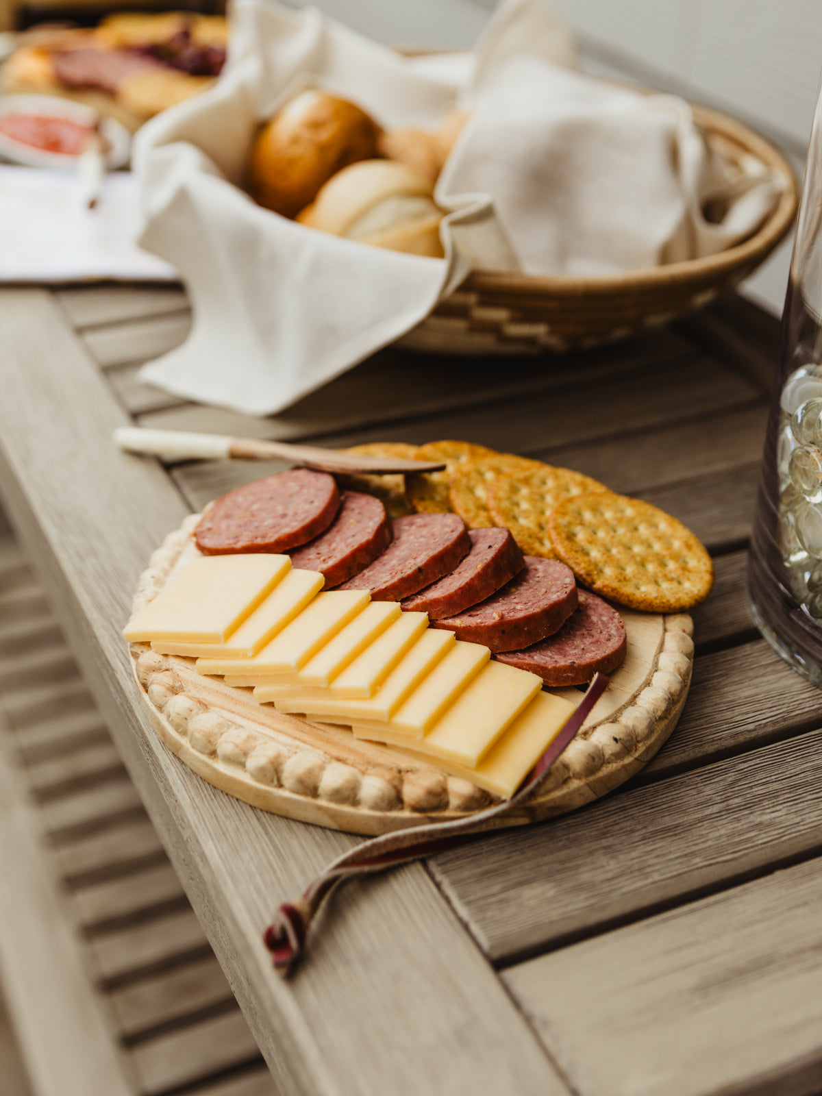 Round Serving Board