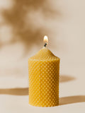Jackfruit Natural Beeswax Pillar Candle