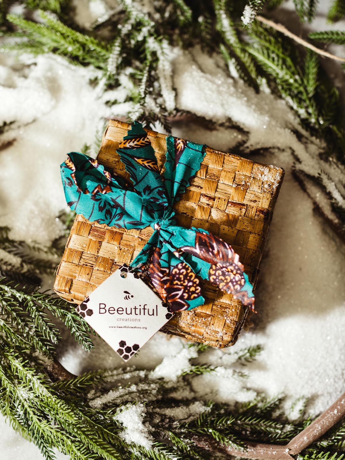 Beeswax Pine Tree Candle Set