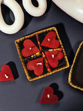 Beeswax Heart Candle Set
