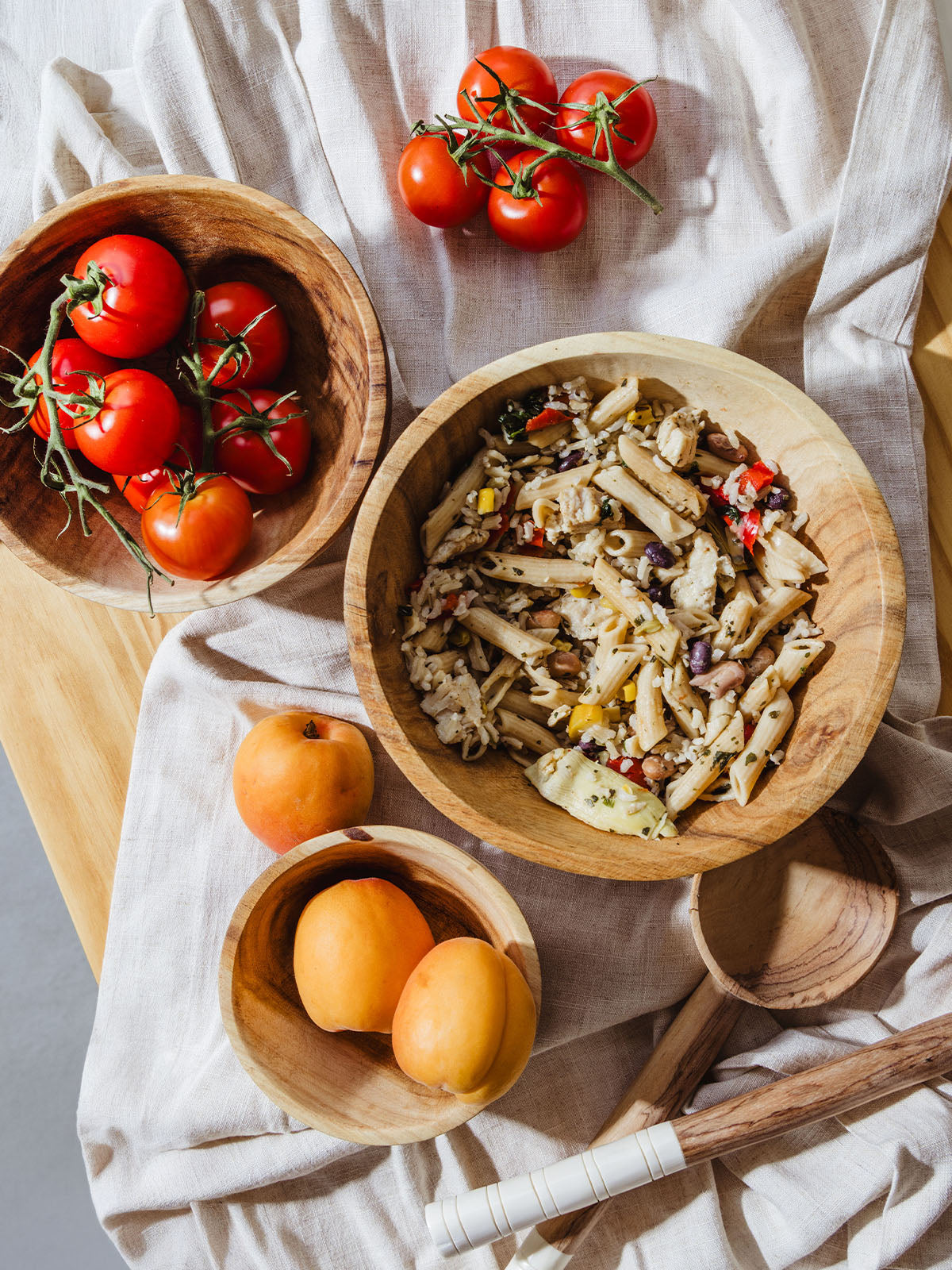 Acacia Wood Nesting Bowls