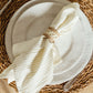Garden Party Block Printed Stripe Napkin Set
