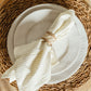 Hand Woven Zig-Zag Sisal Napkin Ring Set