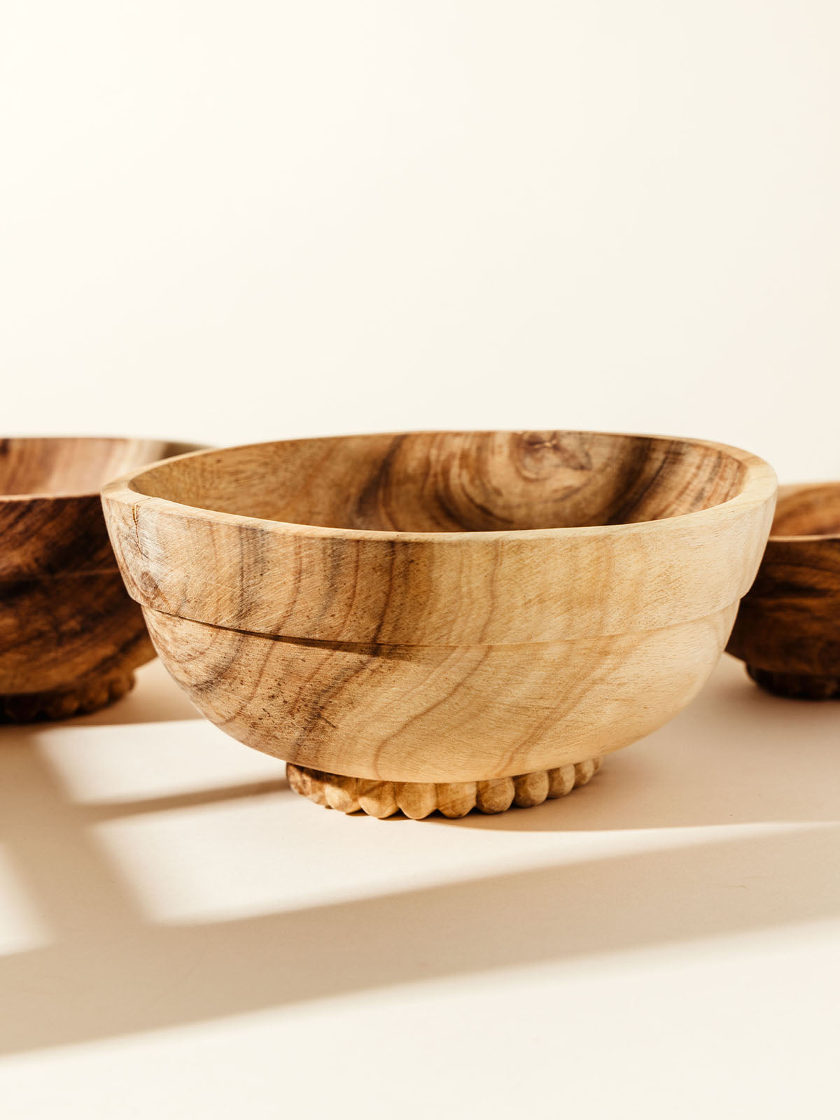 Acacia Wood Nesting Bowls