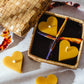 Beeswax Heart Candle Set