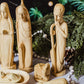 Hand-Carved Musave Wood Nativity Set