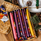 Traditional Hand- Dipped Advent Candles Set