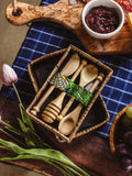 Wood Charcuterie Board Utensil Set