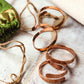 Wrapped Copper Napkin Rings (Set of 4)