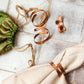 Wrapped Copper Napkin Rings (Set of 4)
