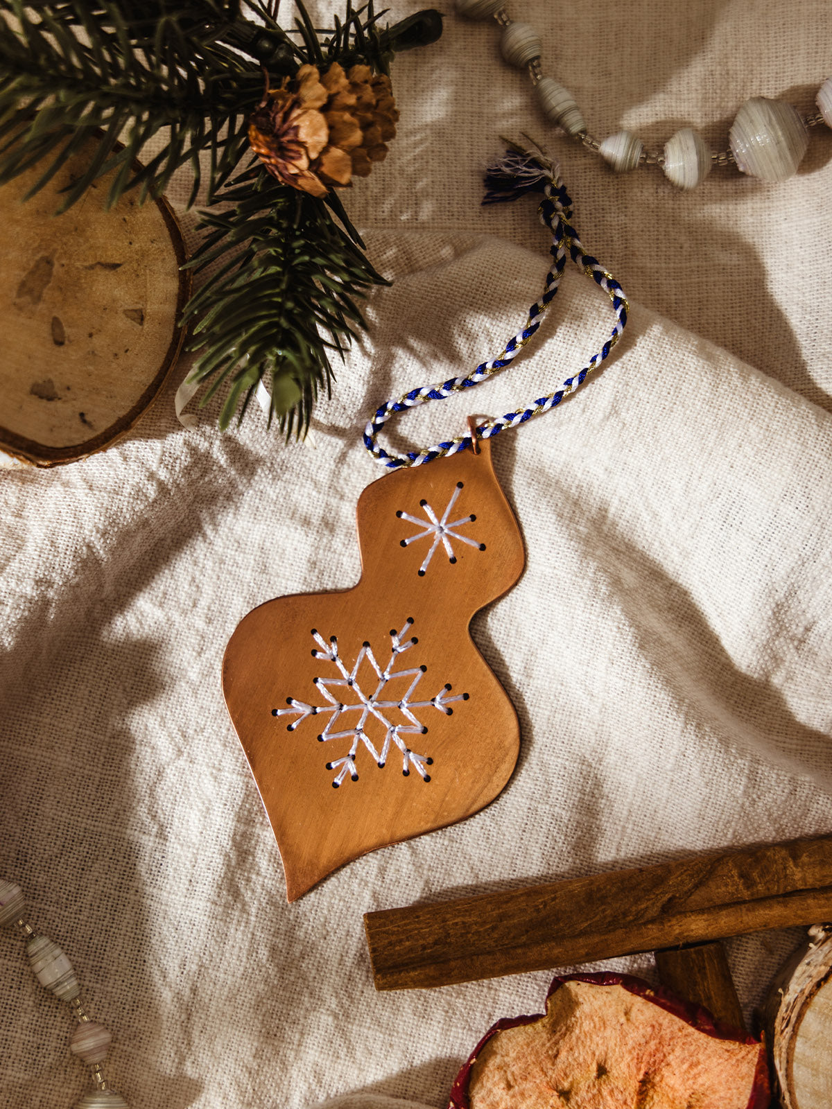 Bauble Metal Christmas Ornament