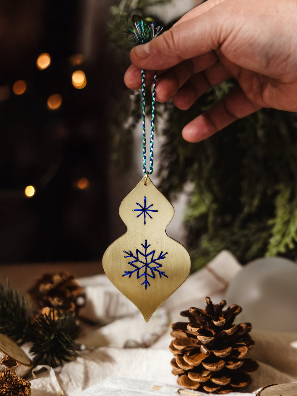 Bauble Metal Christmas Ornament