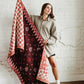Upcycled Sari Cotton Kantha Throw Blanket