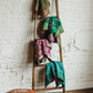 Upcycled Sari Mini Cotton Kantha Blanket