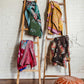 Upcycled Sari Cotton Kantha Throw Blanket