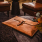 Brown Leather Laptop Case
