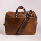 Executive Leather Laptop Messenger Bag