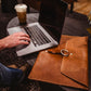 Brown Leather Laptop Case