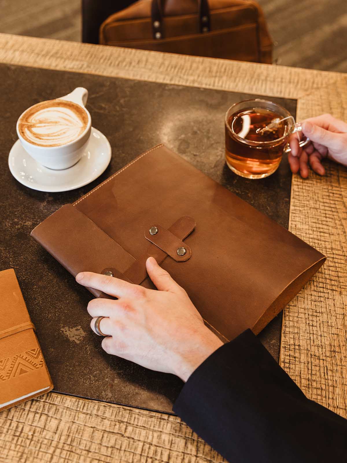 Premium Leather Portfolio (Padfolio)