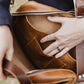Executive Leather Laptop Messenger Bag